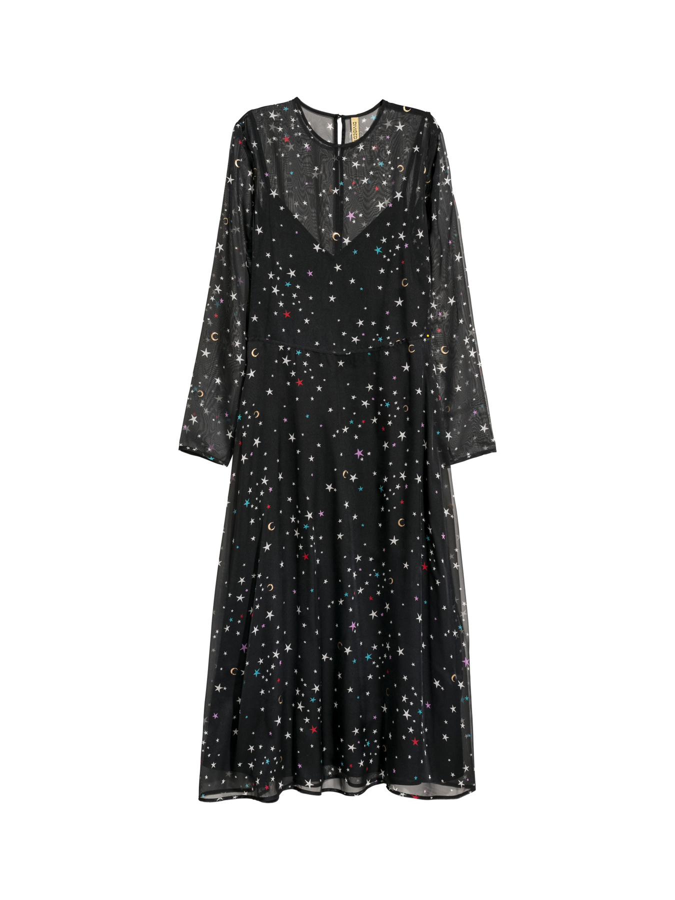 Платье макси H&M модель 6194727dlog_Черный Фото