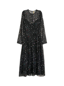 Платье макси H&M модель 6194727dlog_Черный Фото