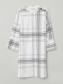 Сукня міні H&M модель 6257738RP2_белый в клетку Фото