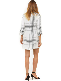 Сукня міні H&M модель 6257738RP2_белый в клетку Фото