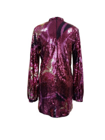 Платье мини H&M модель 6282022abr_Малиновый Фото