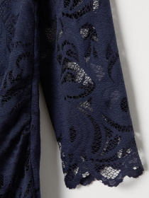 Платье мини H&M модель 6370737dlog_Темно-синий Фото