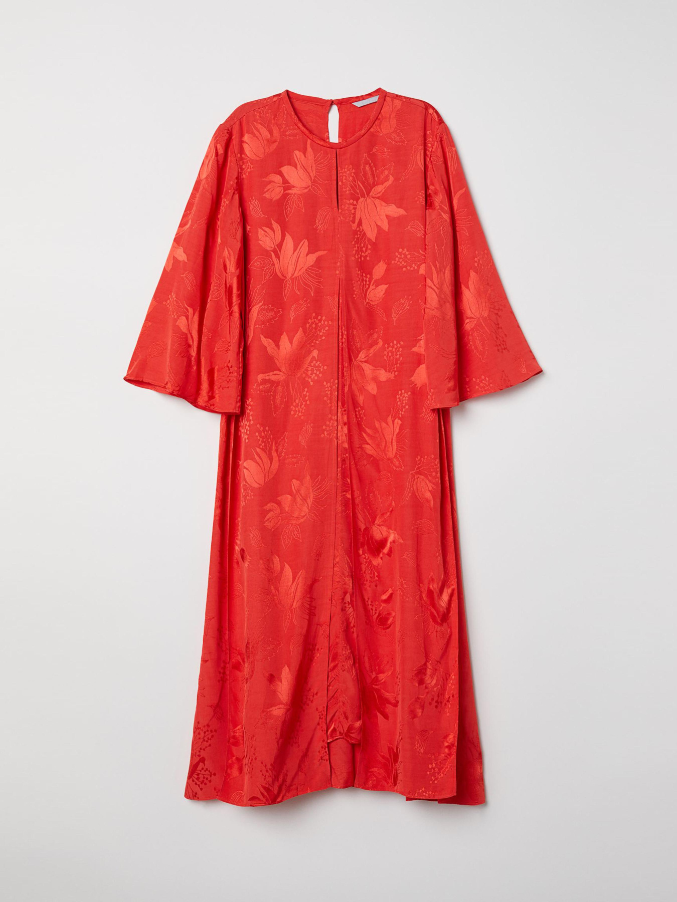 Платье миди H&M модель 6418227log_Красный Фото