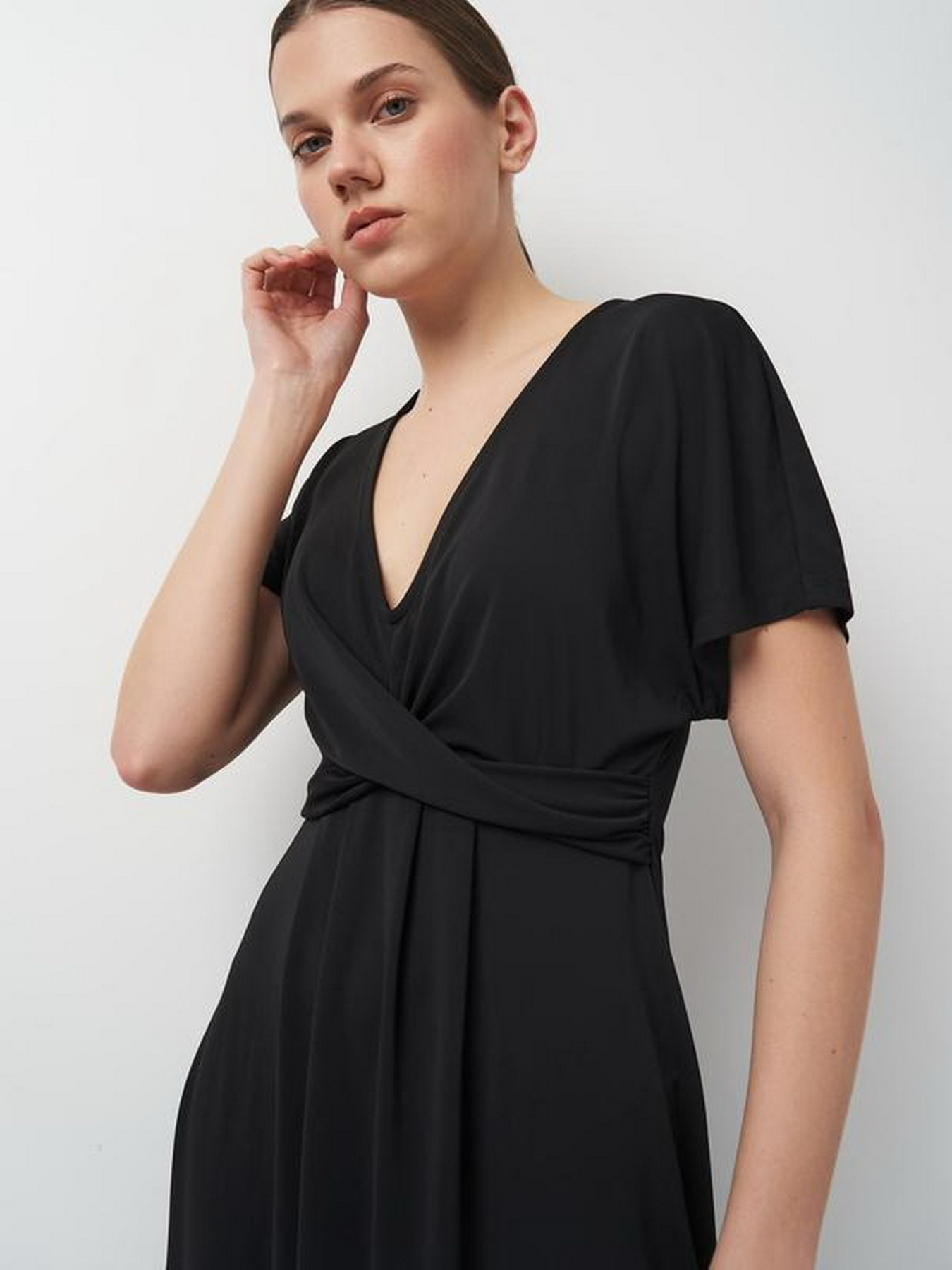 Платье мини H&M модель 6429607abr_Черный Фото