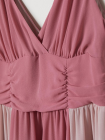 Сукня міді H&M модель 6448008RP6_пудрово-розовый Фото