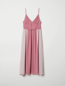 Сукня міді H&M модель 6448008RP6_пудрово-розовый Фото