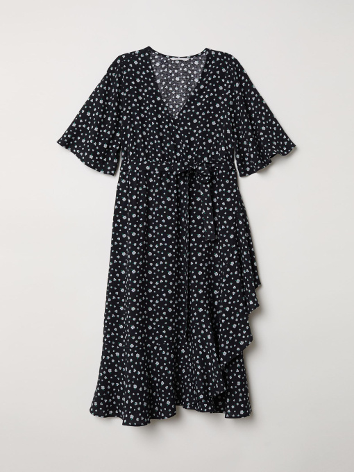 Платье мини H&M модель 6492747log_Черный Фото