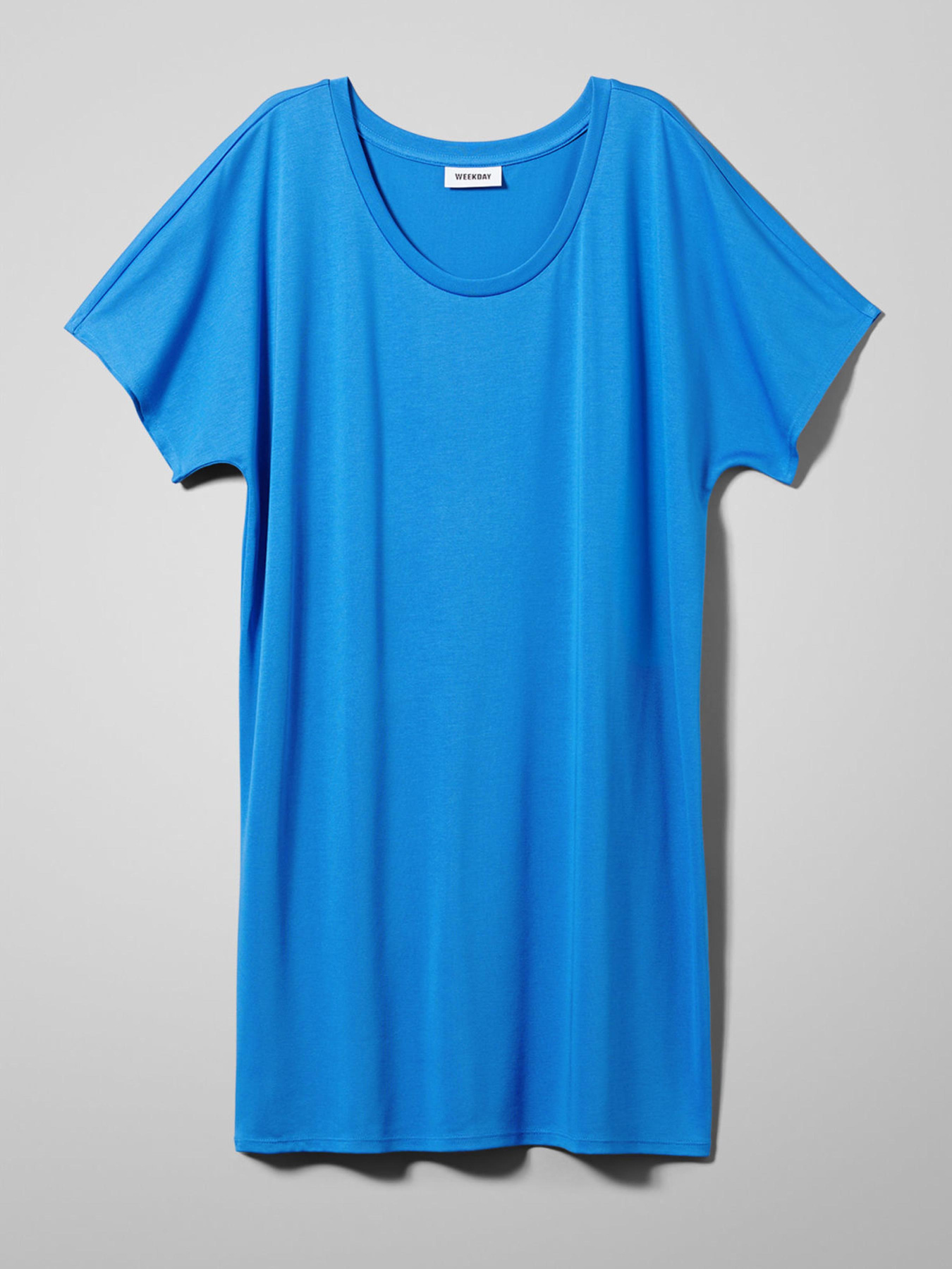 Платье мини Weekday модель 6513198RP11_васильковый Фото