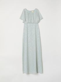 Сукня максі H&M модель 6546478dlog_Светло-бирюзовый Фото