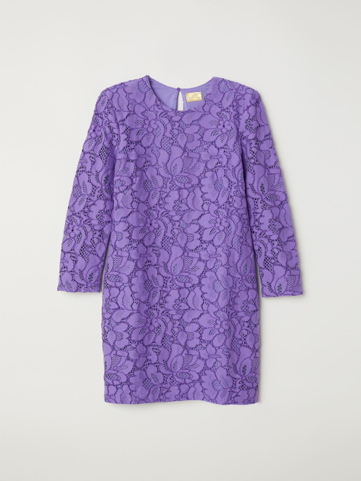 Сукня міні H&M модель 6577317bar_Лавандовый Фото