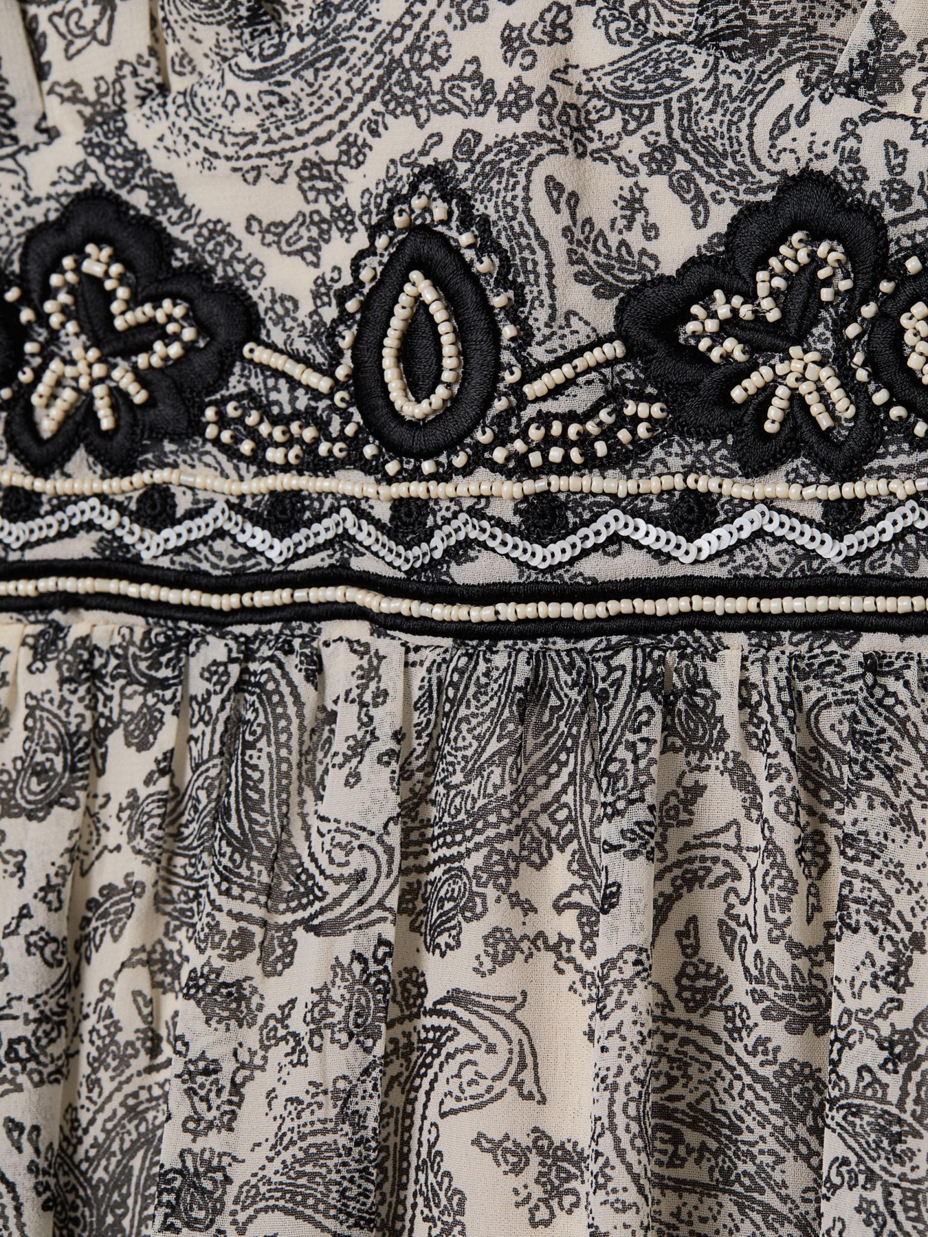 Платье макси H&M модель 6588698bar_Светло-бежевый Фото