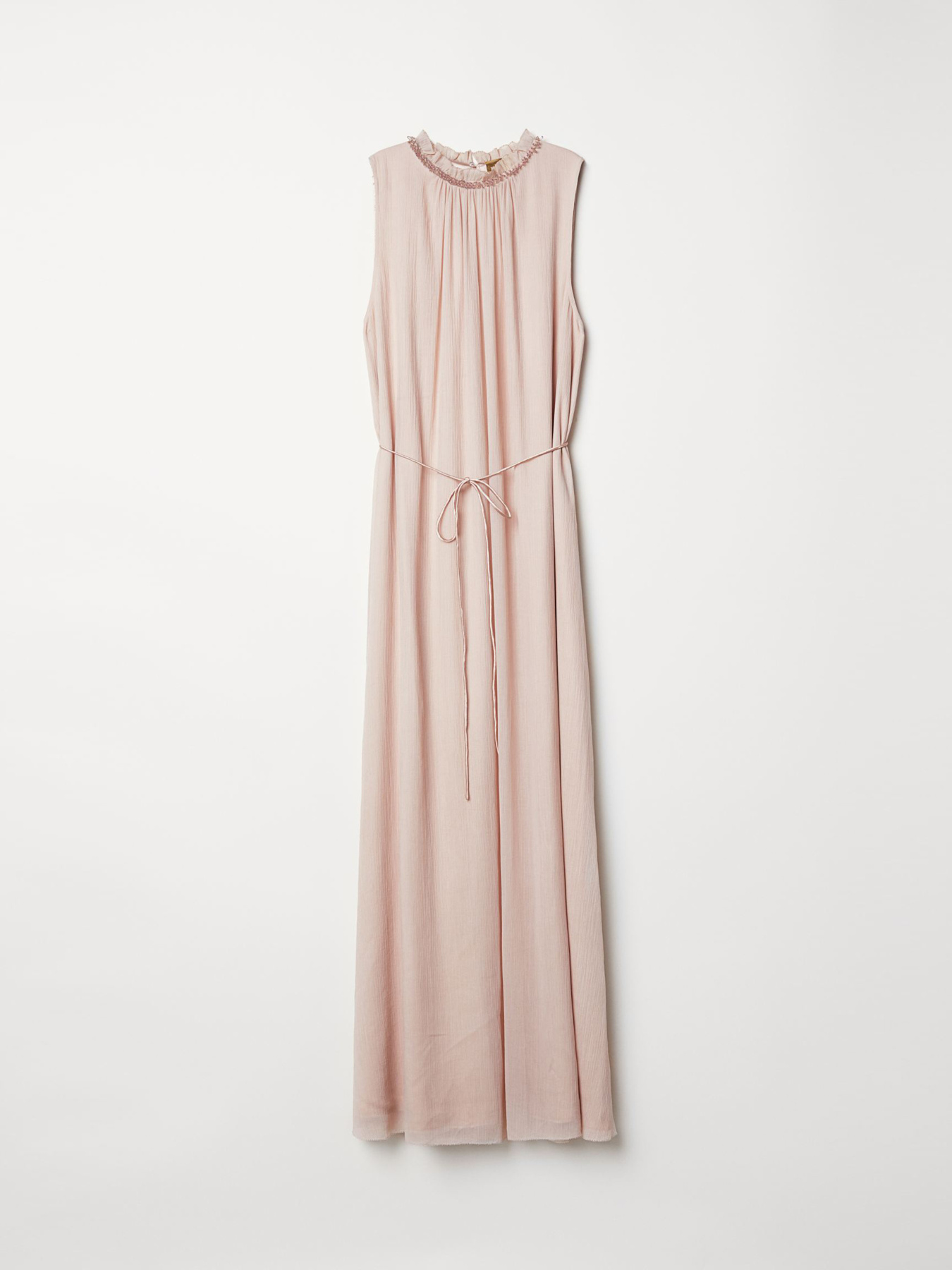 Платье миди H&M модель 6588748dlog_Бежевый Фото