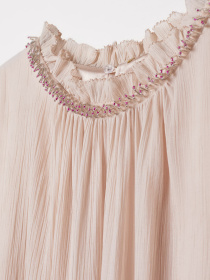 Платье миди H&M модель 6588748dlog_Бежевый Фото