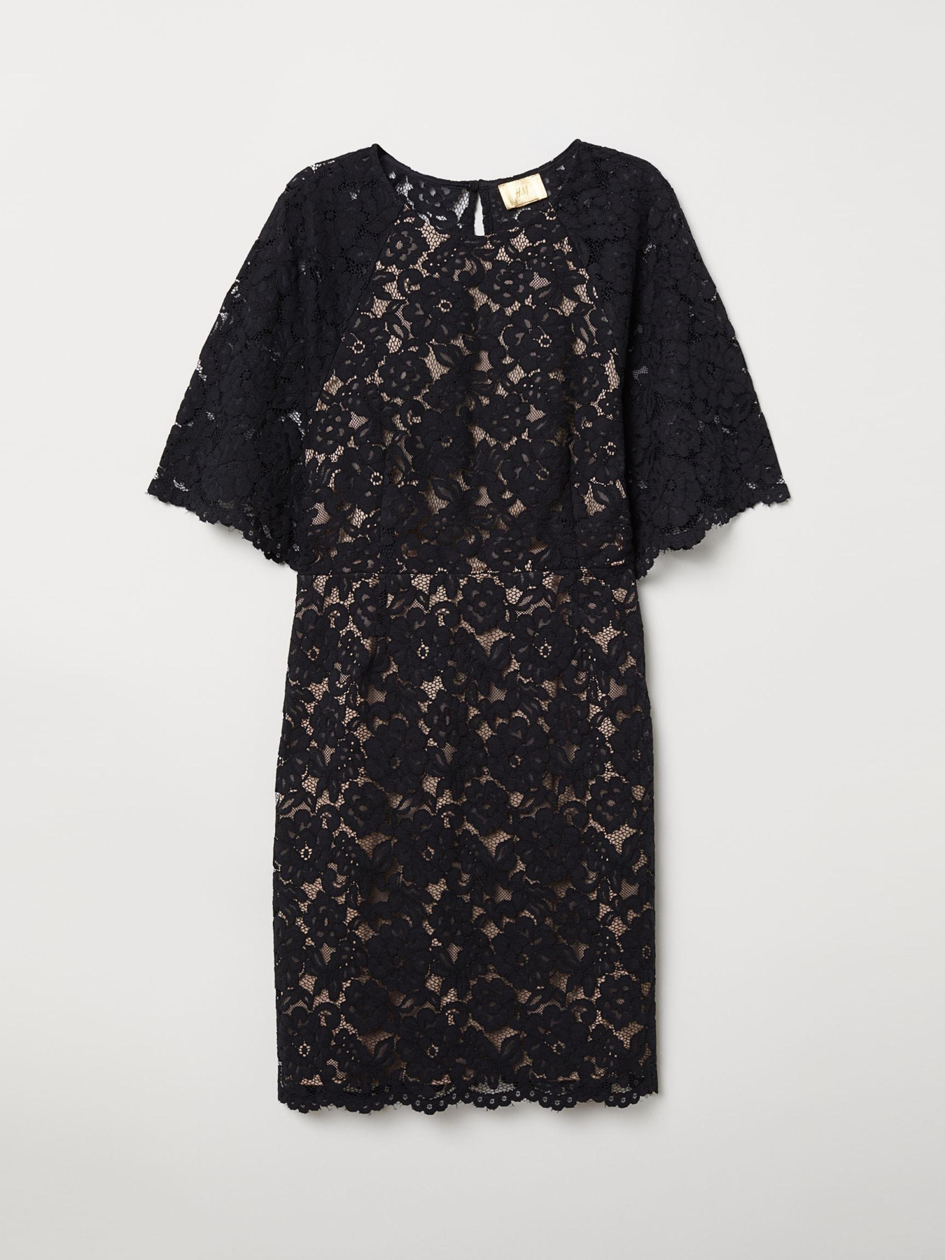 Платье мини H&M модель 6592048bar_Черный Фото