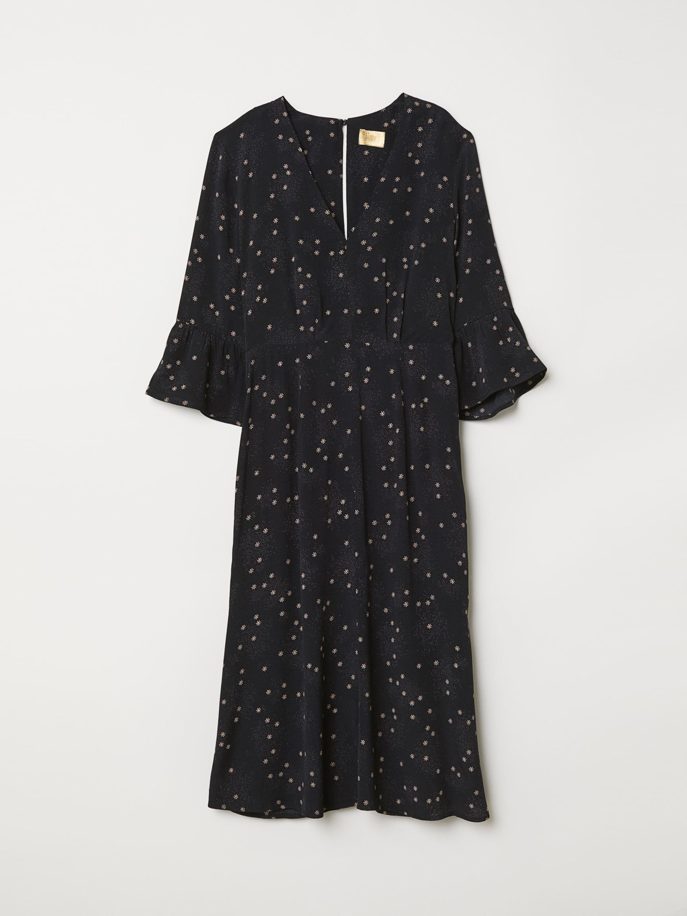 Платье миди H&M модель 6618118log_Черный Фото