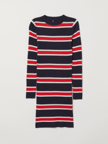 Сукня міні H&M модель 6622578RP11_темно-синий в полоску Фото