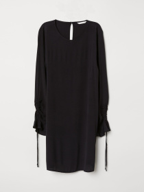 Платье мини H&M модель 6639429dm_Черный Фото