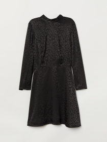 Платье мини H&M модель 6725828log_Черный Фото