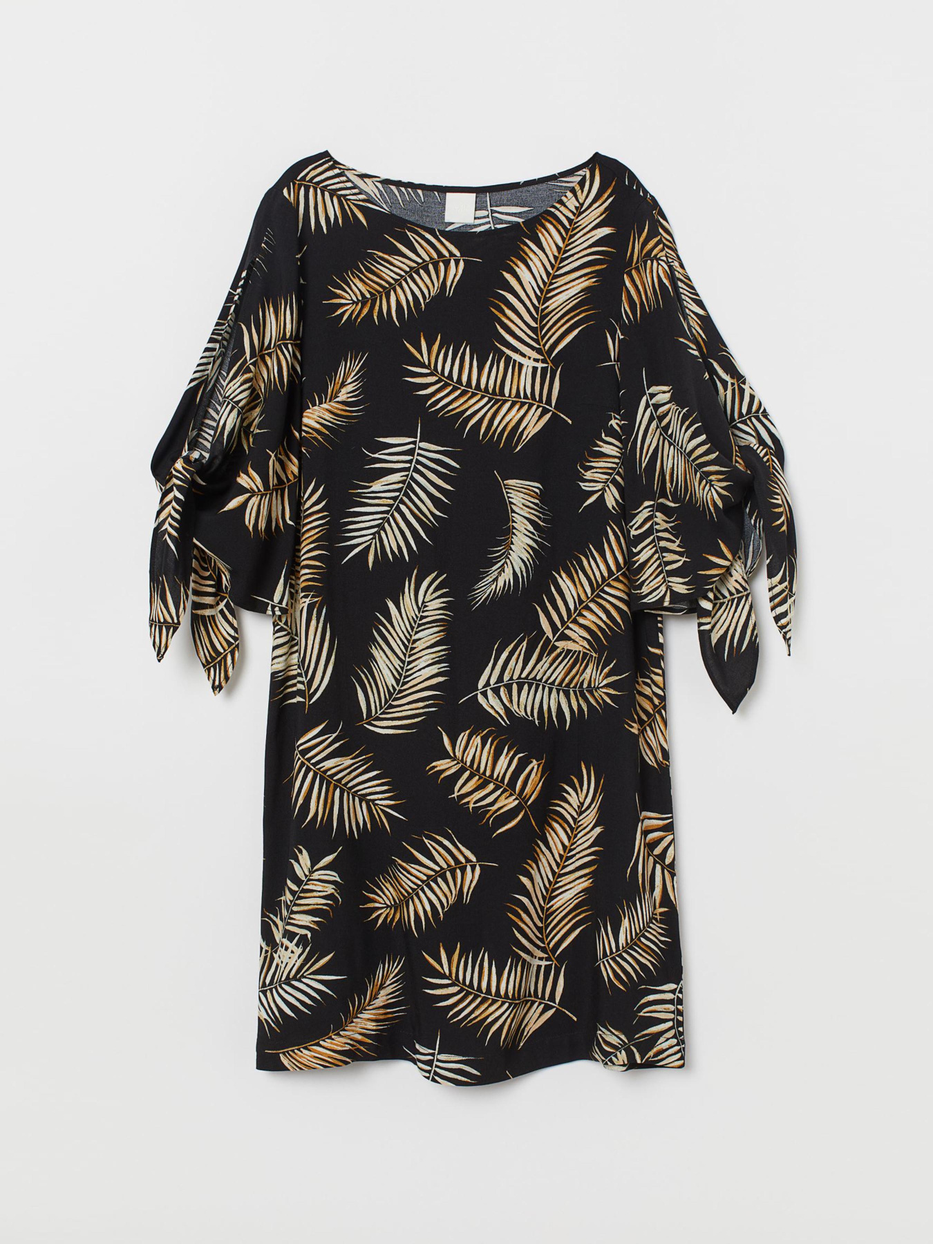 Платье мини H&M модель 6854299sm_Черный Фото