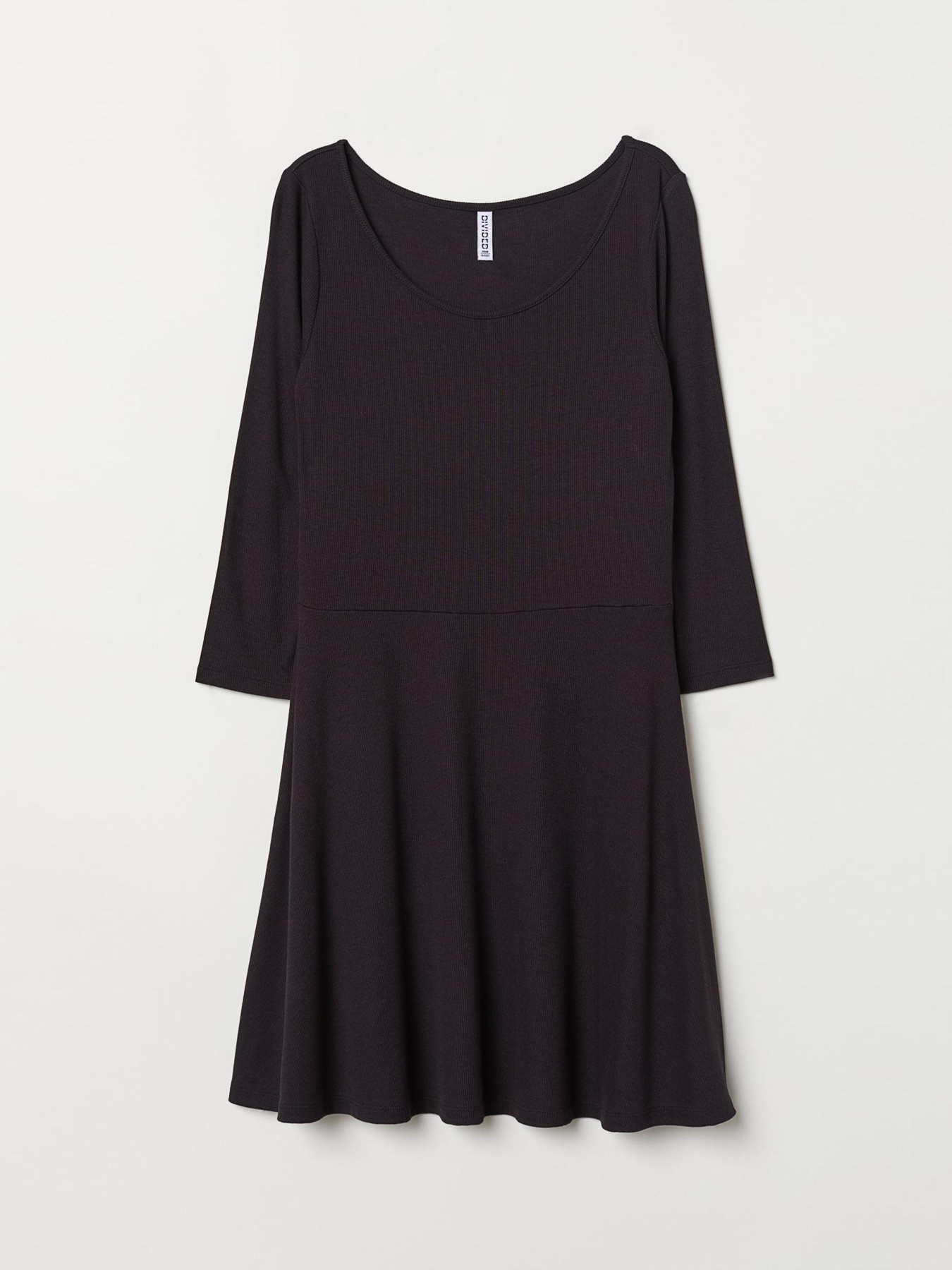 Платье мини H&M модель 6864748log_Черный Фото