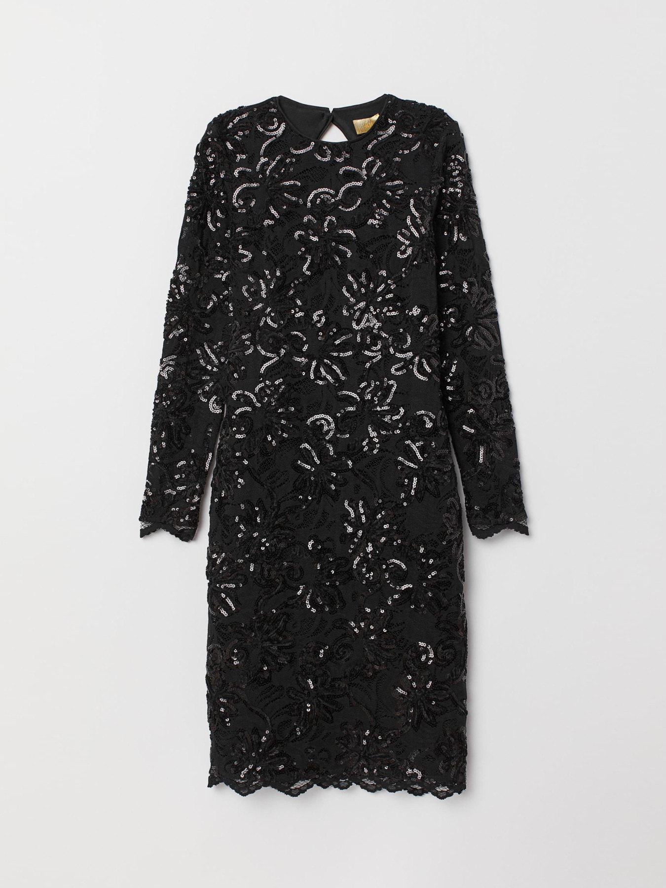 Сукня міді H&M модель 6915488dlog_Черный Фото