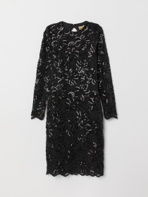 Сукня міді H&M модель 6915488dlog_Черный Фото