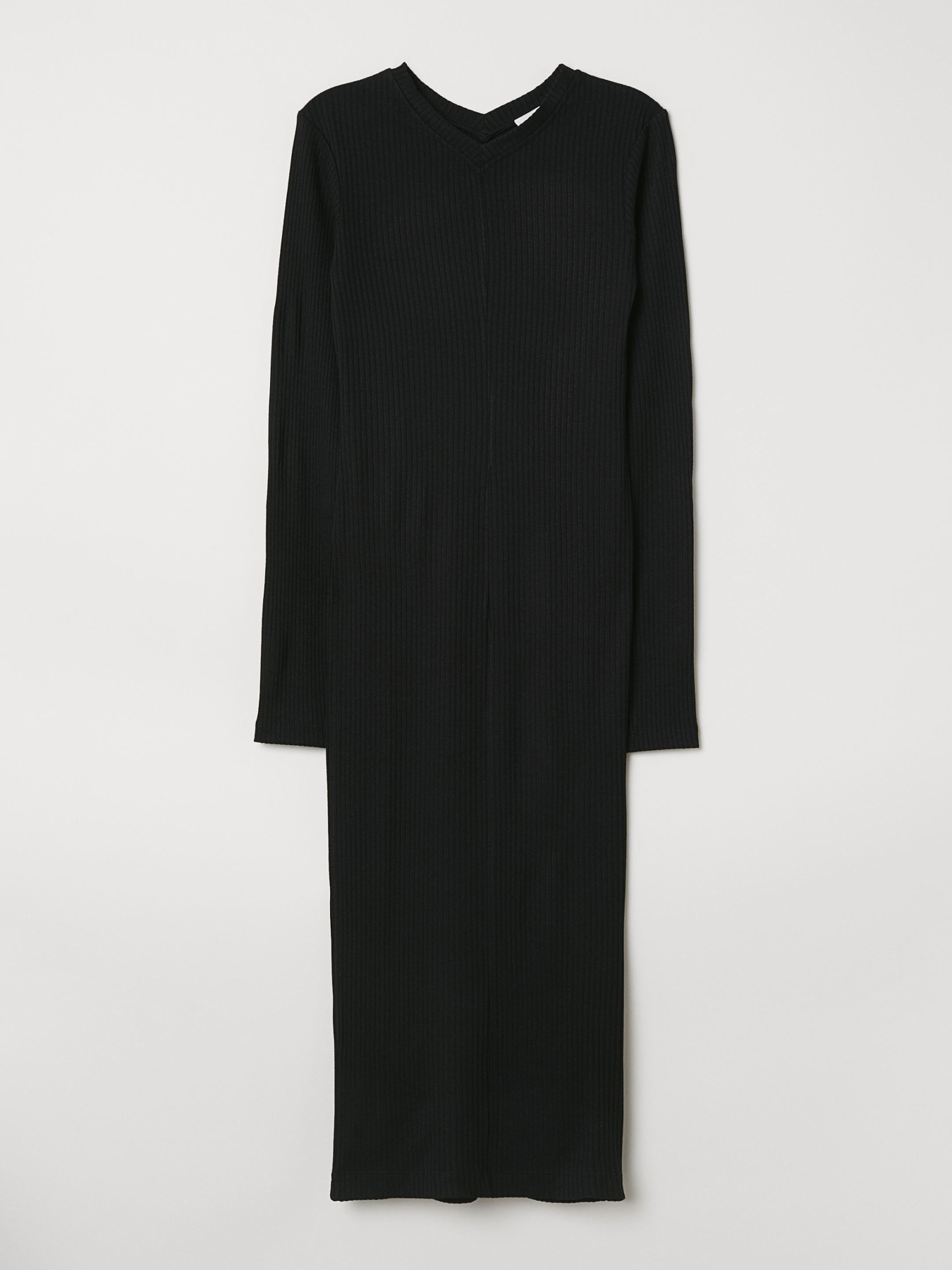 Платье миди H&M модель 6959298RP6_черный Фото