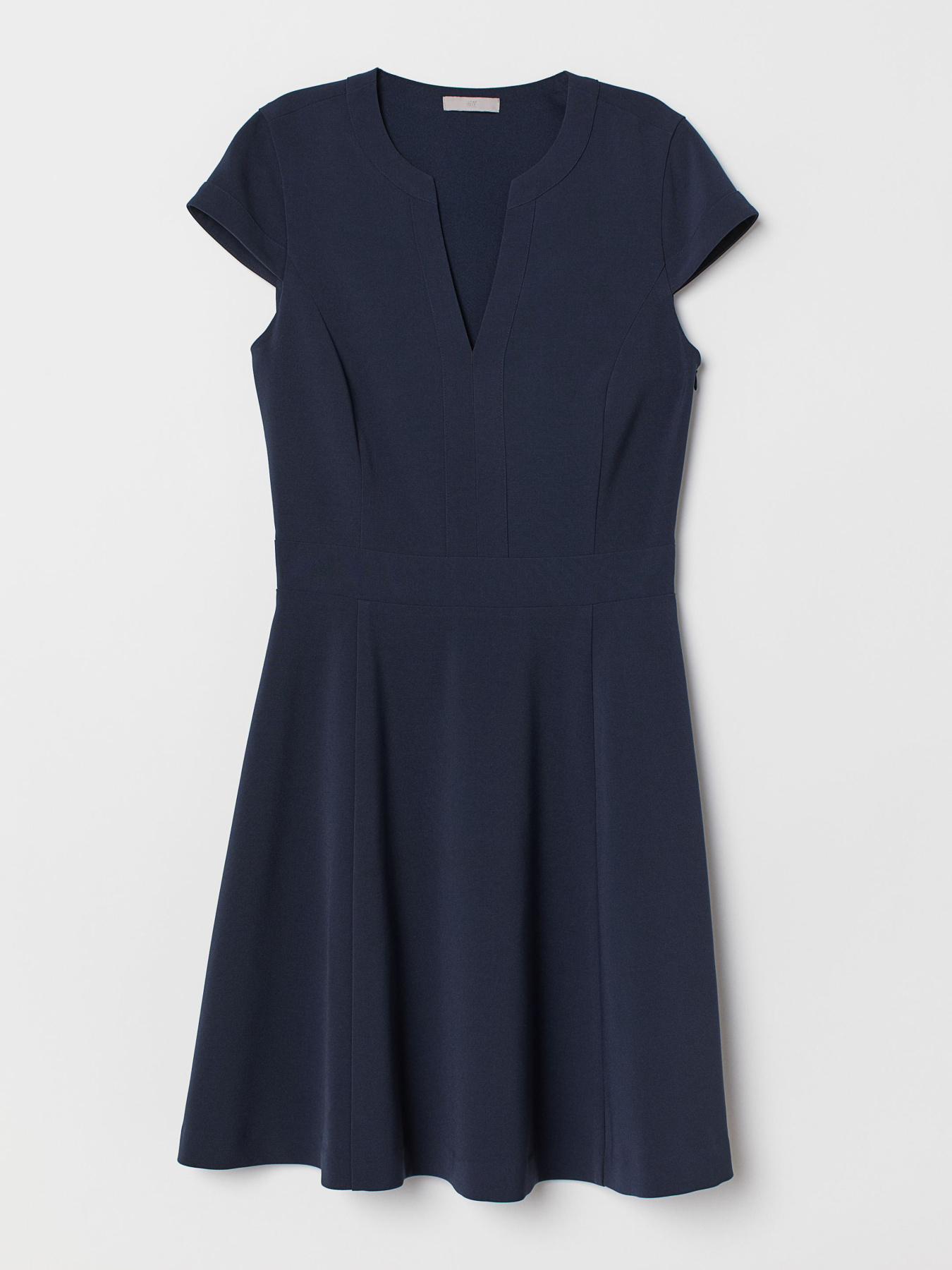 Платье миди H&M модель 7063659RP5_темно-синий Фото