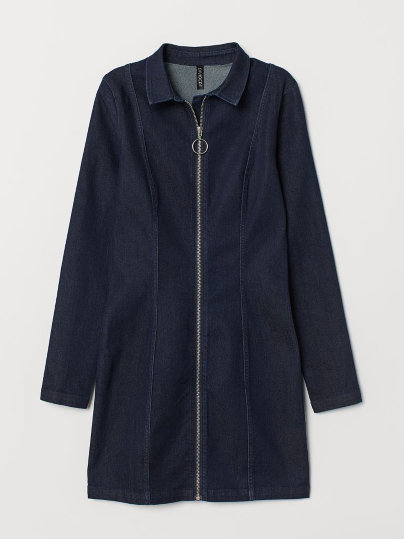 Платье мини H&M модель 7093329dlog_Синий Фото