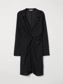 Платье мини H&M модель 7114058dlog_Черный Платье мини H&M модель 7114058dlog_Черный Фото