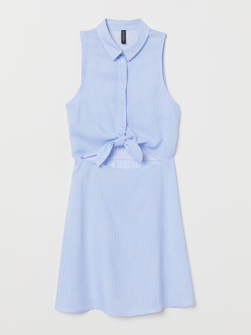 Сукня міді H&M модель 7148279RP3_голубой в полоску Фото