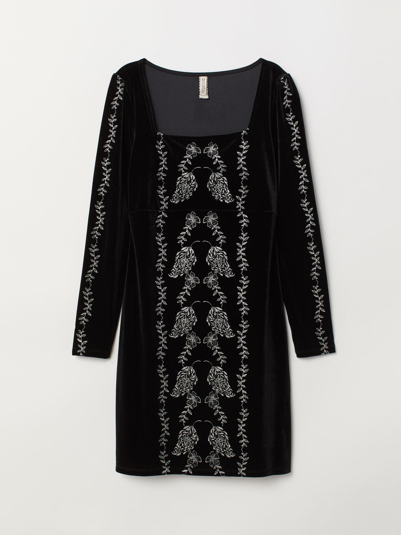 Платье мини H&M модель 7232828log_Черный Фото