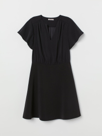 Платье мини H&M модель 7233419RP7_черный Фото