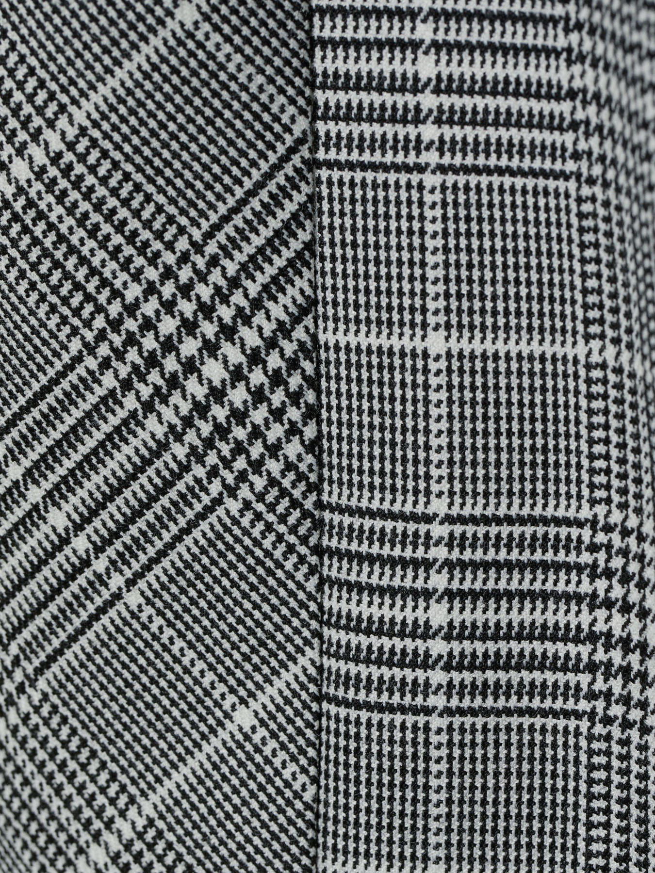 Платье мини H&M модель 7247730bar_Черно-белый Фото