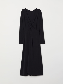 Платье макси H&M модель 7278328dlog_Черный Платье макси H&M модель 7278328dlog_Черный Фото