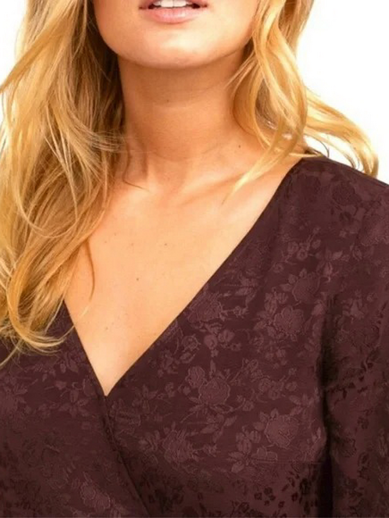 Сукня міді H&M модель 7333628abr_темно-сливовый Фото