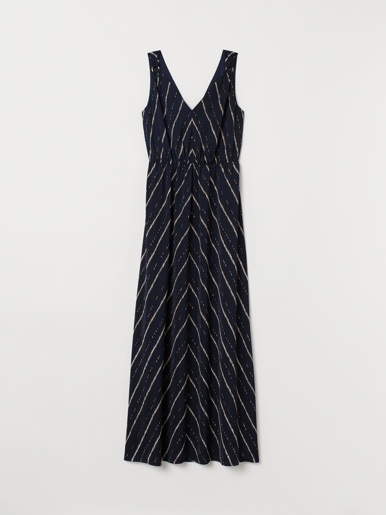 Платье макси H&M модель 7344369log_Темно-синий Фото