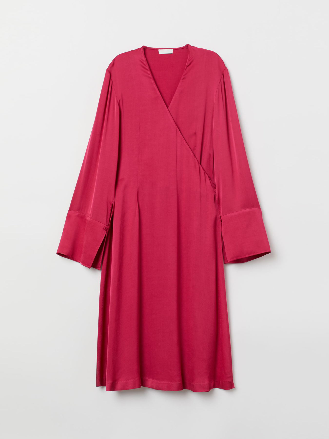 Платье миди H&M модель 7384049abr_Светло-вишневый Платье миди H&M модель 7384049abr_Светло-вишневый Фото