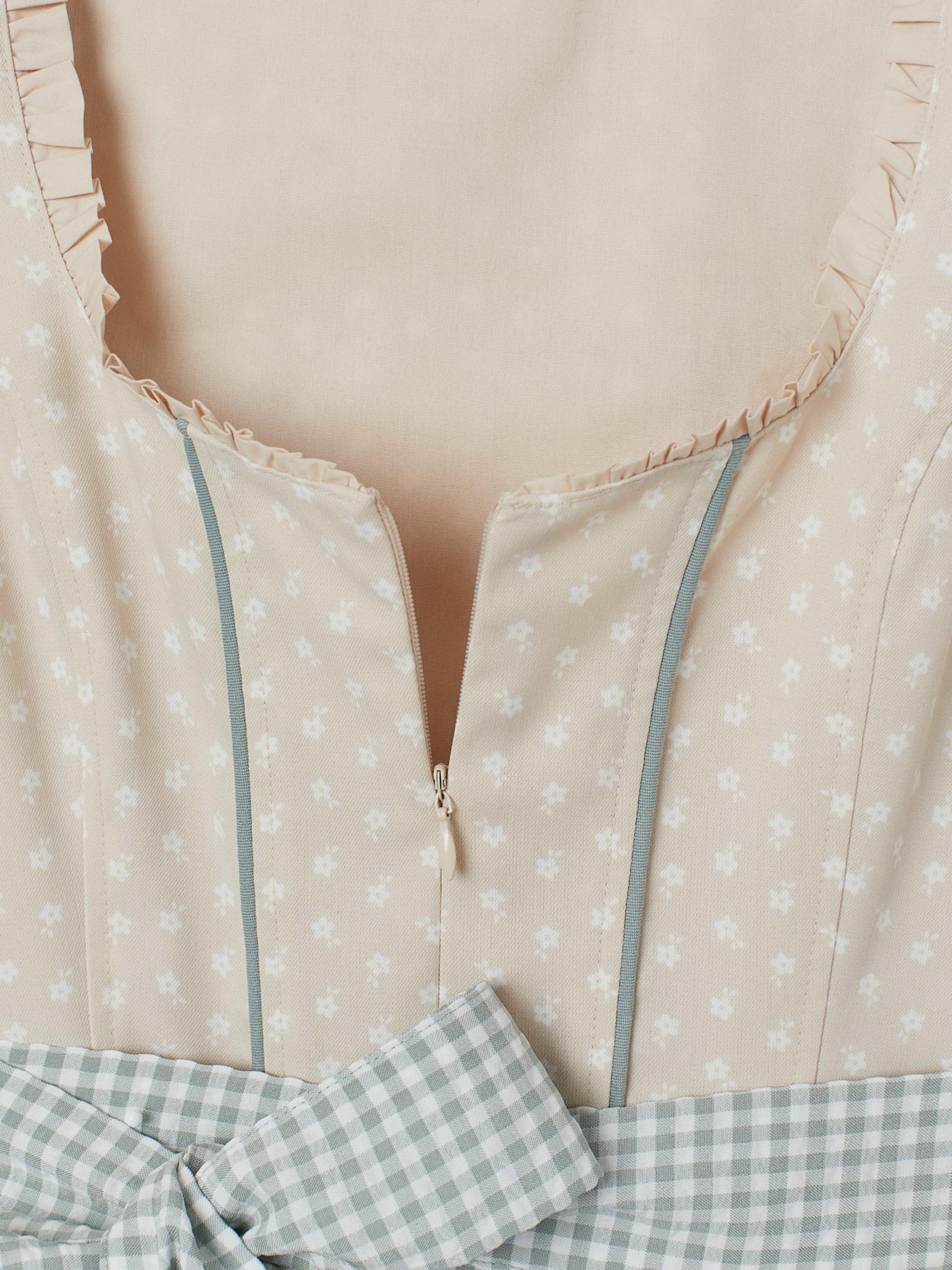 Платье миди H&M модель 7404640ral_Светло-бежевый Фото