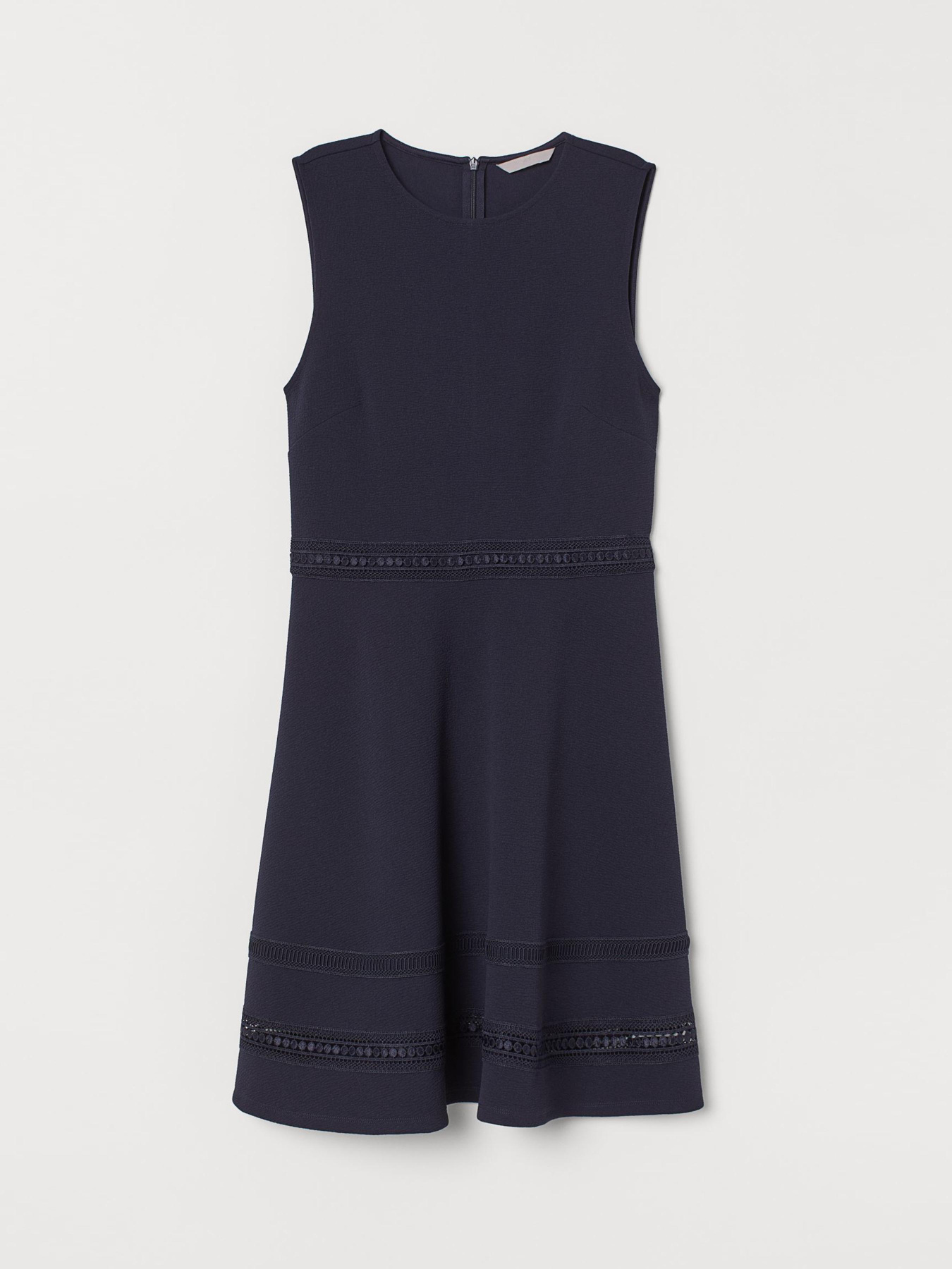 Платье мини H&M модель 7700210RP12_Темно-синий Фото