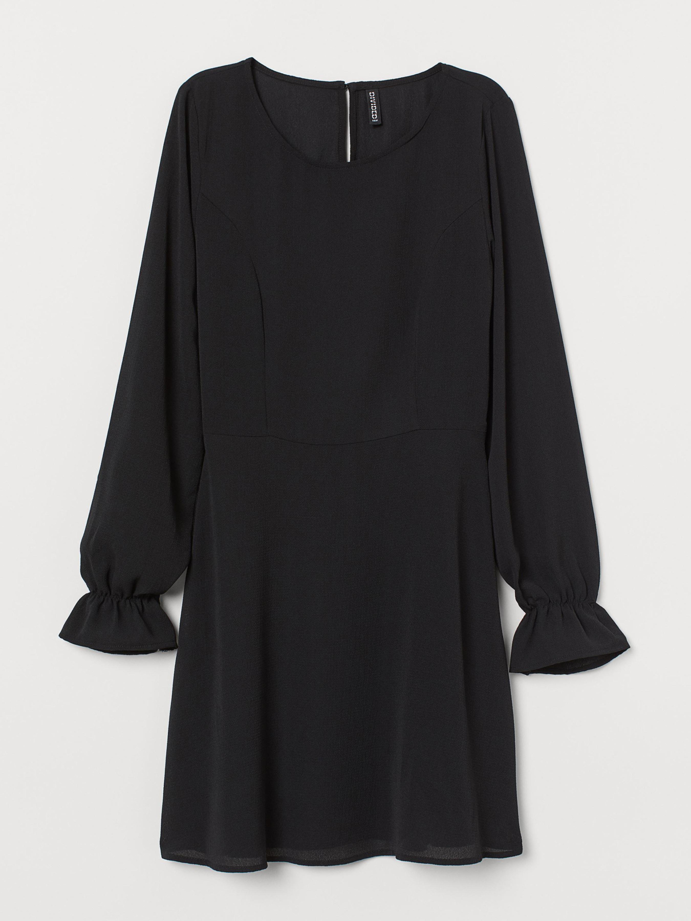 Платье мини H&M модель 7818331RP5_Черный Платье мини H&M модель 7818331RP5_Черный Фото