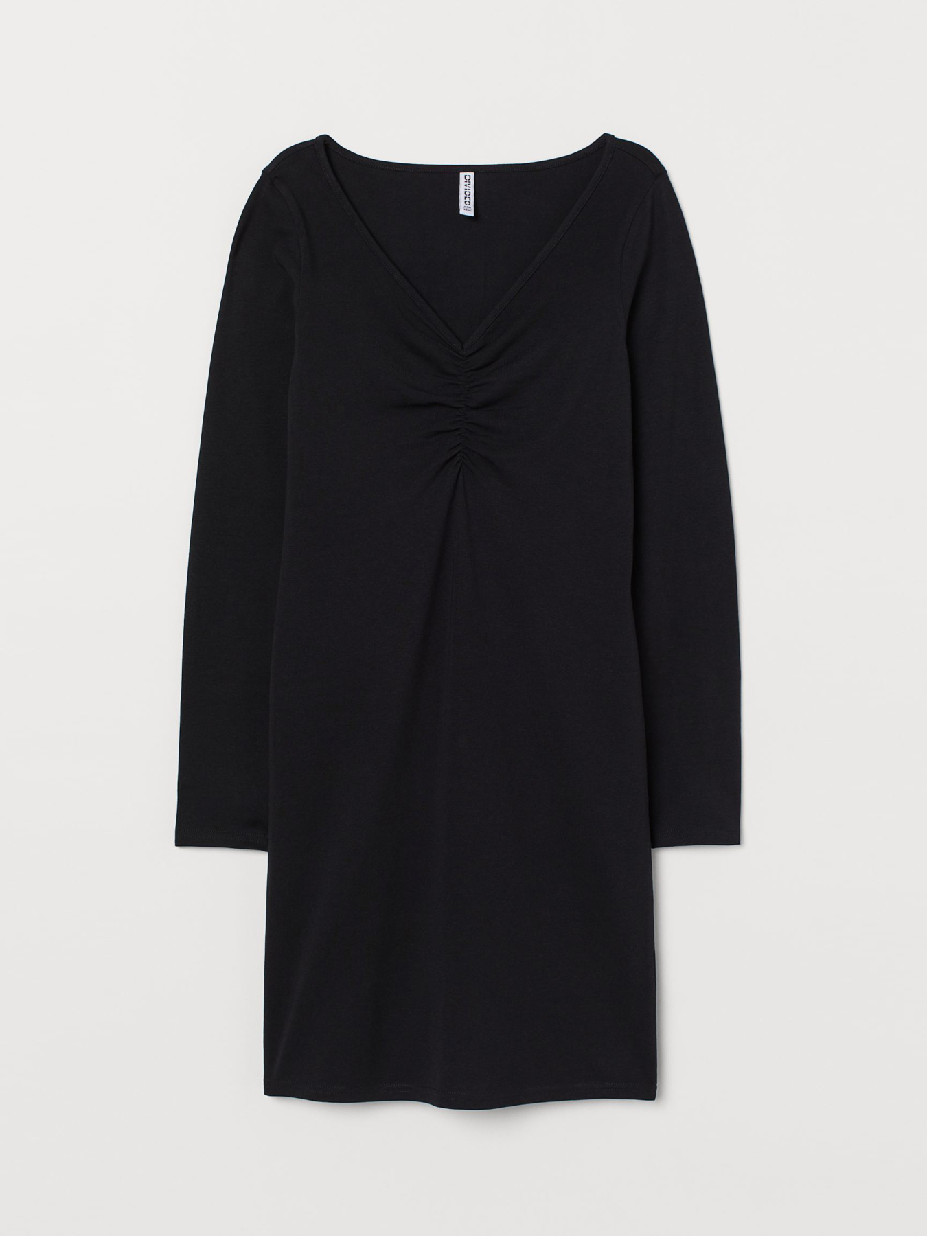 Платье мини H&M модель 7865420dm_черный Фото