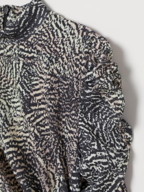 Платье мини H&M модель 7938550dlog_Комбинированный Платье мини H&M модель 7938550dlog_Комбинированный Фото