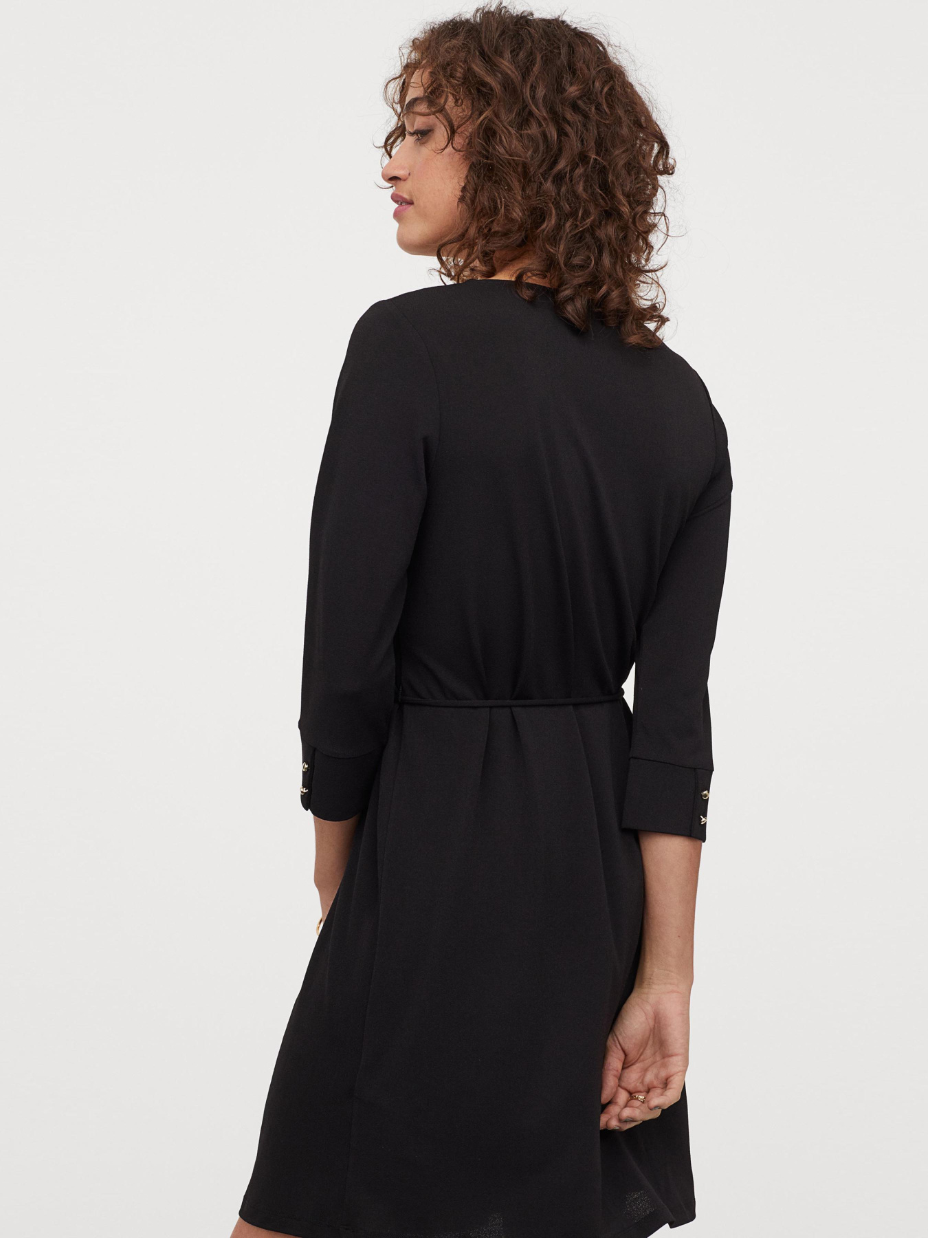 Платье мини H&M модель 7943891wer_Черный Платье мини H&M модель 7943891wer_Черный Фото