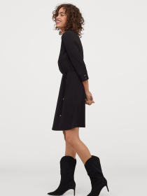 Платье мини H&M модель 7943891wer_Черный Платье мини H&M модель 7943891wer_Черный Фото