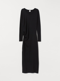 Платье миди H&M модель 8027790sdm_Черный Фото