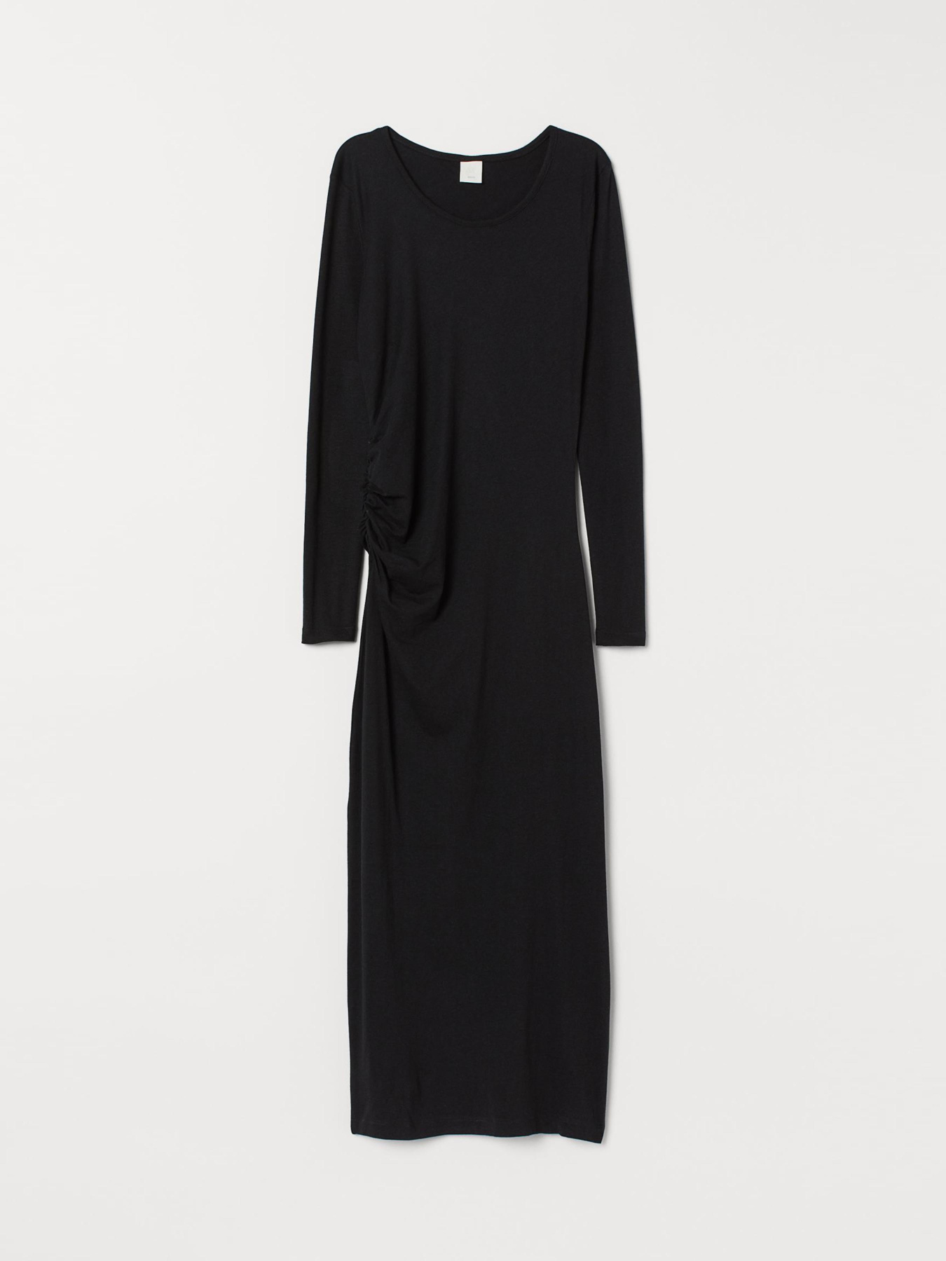 Платье миди H&M модель 8027790sdm_Черный Платье миди H&M модель 8027790sdm_Черный Фото