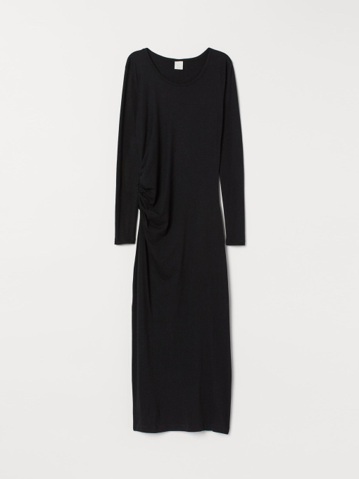 Платье миди H&M модель 8027790sdm_Черный Фото