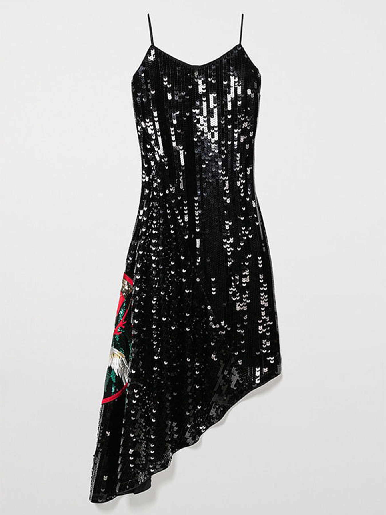 Платье миди H&M модель 8093450wer_Черный Платье миди H&M модель 8093450wer_Черный Фото