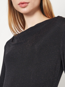 Платье миди H&M модель 8103340log_Черный Фото